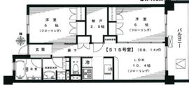 アトラス諏訪町レジデンス 5階 間取り図