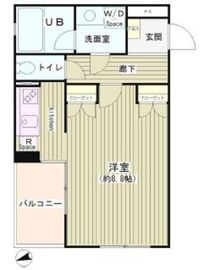 ヒルトップ北沢 102 間取り図