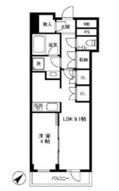 サンウッド錦糸町フラッツ 5階 間取り図