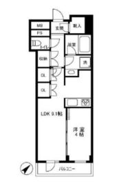 サンウッド錦糸町フラッツ 5階 間取り図