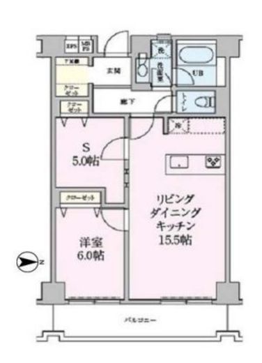 ボヌール東池袋 103 間取り図