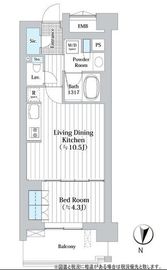 アビティグランデ砧 4階 間取り図