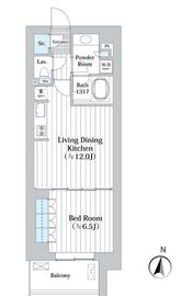 アビティグランデ砧 2階 間取り図