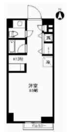 グランクリュー麻布 1002 間取り図