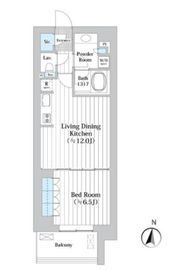 アビティグランデ砧 4階 間取り図