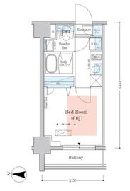 アーバネックス南品川2 302 間取り図