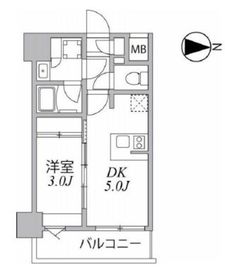 シーフォルム住吉 6階 間取り図