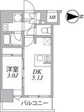 シーフォルム住吉 7階 間取り図