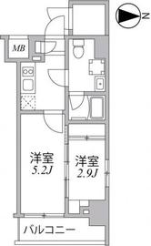 シーフォルム住吉 2階 間取り図