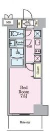 リビオメゾン南砂町 608 間取り図