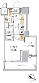 リビオメゾン南砂町 511 間取り図