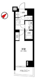 アルテシモアルド 4階 間取り図