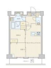 リビオメゾン南砂町 1402 間取り図