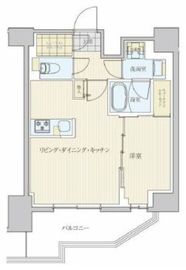 リビオメゾン南砂町 1406 間取り図