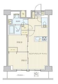 リビオメゾン南砂町 1309 間取り図