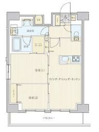 リビオメゾン南砂町 1310 間取り図