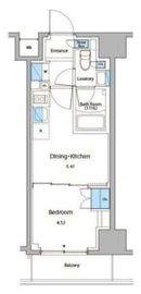 ルフォンプログレ門前仲町マークス 403 間取り図