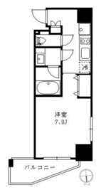 ラティエラ中野 405 間取り図