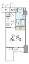 KDXレジデンス門前仲町 805 間取り図