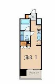 エクセレント麻布十番 2階 間取り図