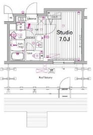 ガーラ・ヴィスタ武蔵小山 5階 間取り図