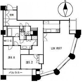 シティフロントタワー 29階 間取り図