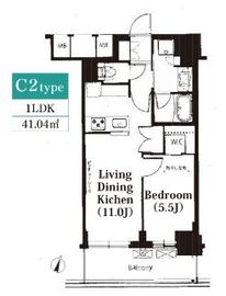 フレンシア高円寺北 203 間取り図