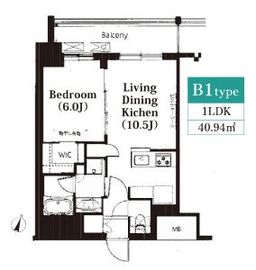 フレンシア高円寺北 805 間取り図