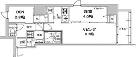 S-RESIDENCE神田avance (エスレジデンス神田アバンス) 101 間取り図