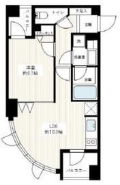 カスタリア高輪台 602 間取り図