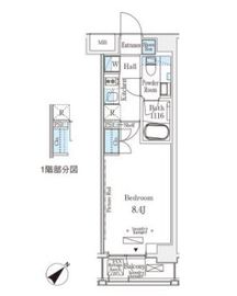 エトワール駒沢大学 104 間取り図