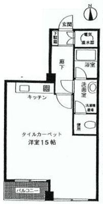 飯倉ヒルズ 6階 間取り図