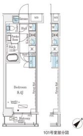 エトワール駒沢大学 303 間取り図