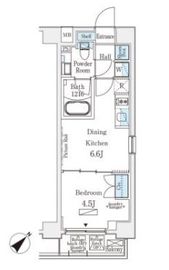 エトワール駒沢大学 201 間取り図