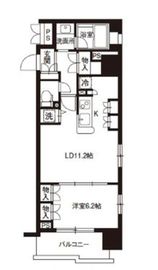 レジディア御茶ノ水 1405 間取り図