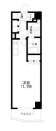 レジディア幡ヶ谷 404 間取り図