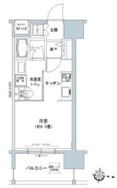 パークキューブ板橋本町 1009 間取り図