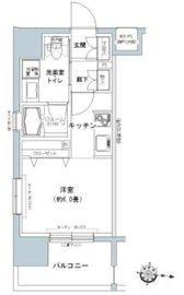 パークキューブ板橋本町 204 間取り図