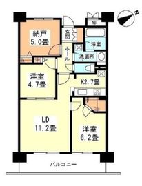 アーマックス大井町 703 間取り図