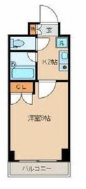 フォレシティ秋葉原 1008 間取り図