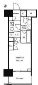 パークキューブ武蔵小杉 709 間取り図