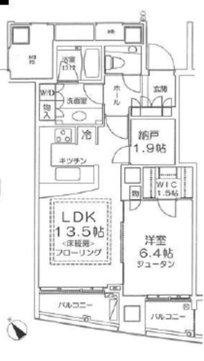 品川Vタワー タワー棟 3階 間取り図