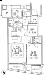 品川Vタワー タワー棟 3階 間取り図