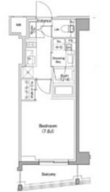 ザ・パークハビオ南大井 509 間取り図