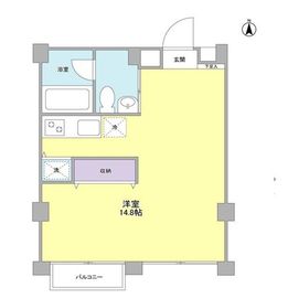元住吉アートフラッツ 205 間取り図