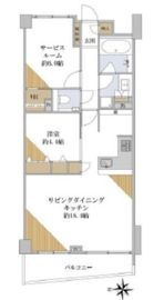 レグノ・スイート三軒茶屋 4階 間取り図