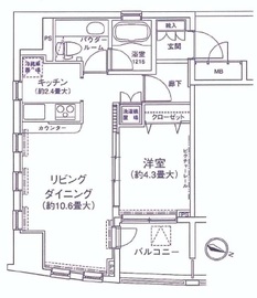 MG目黒駅前 701 間取り図