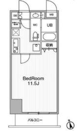 アーバンフラッツ池袋プレミアム 302 間取り図