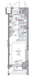 コンシェリア新宿ヒルサイドスクエア 8階 間取り図