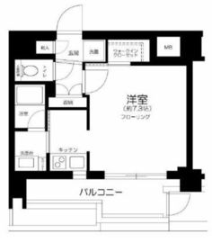 ジェノヴィア水天宮前スカイガーデン 1階 間取り図